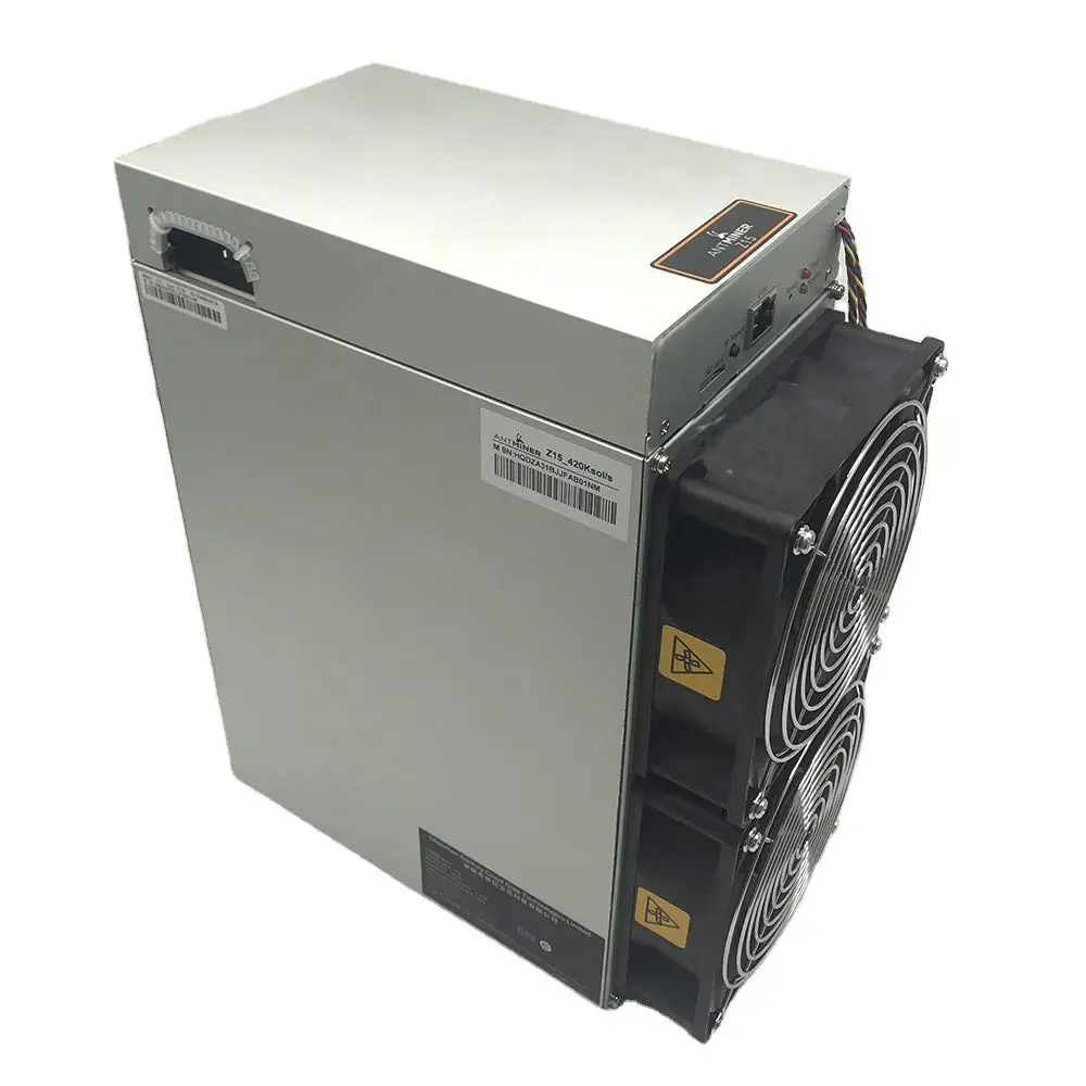 

BRAND NEW Antminer Z15 420ksol/s Asic Miner, 1510W Zcash ZEC Equihash Include APW7 PSU and Power