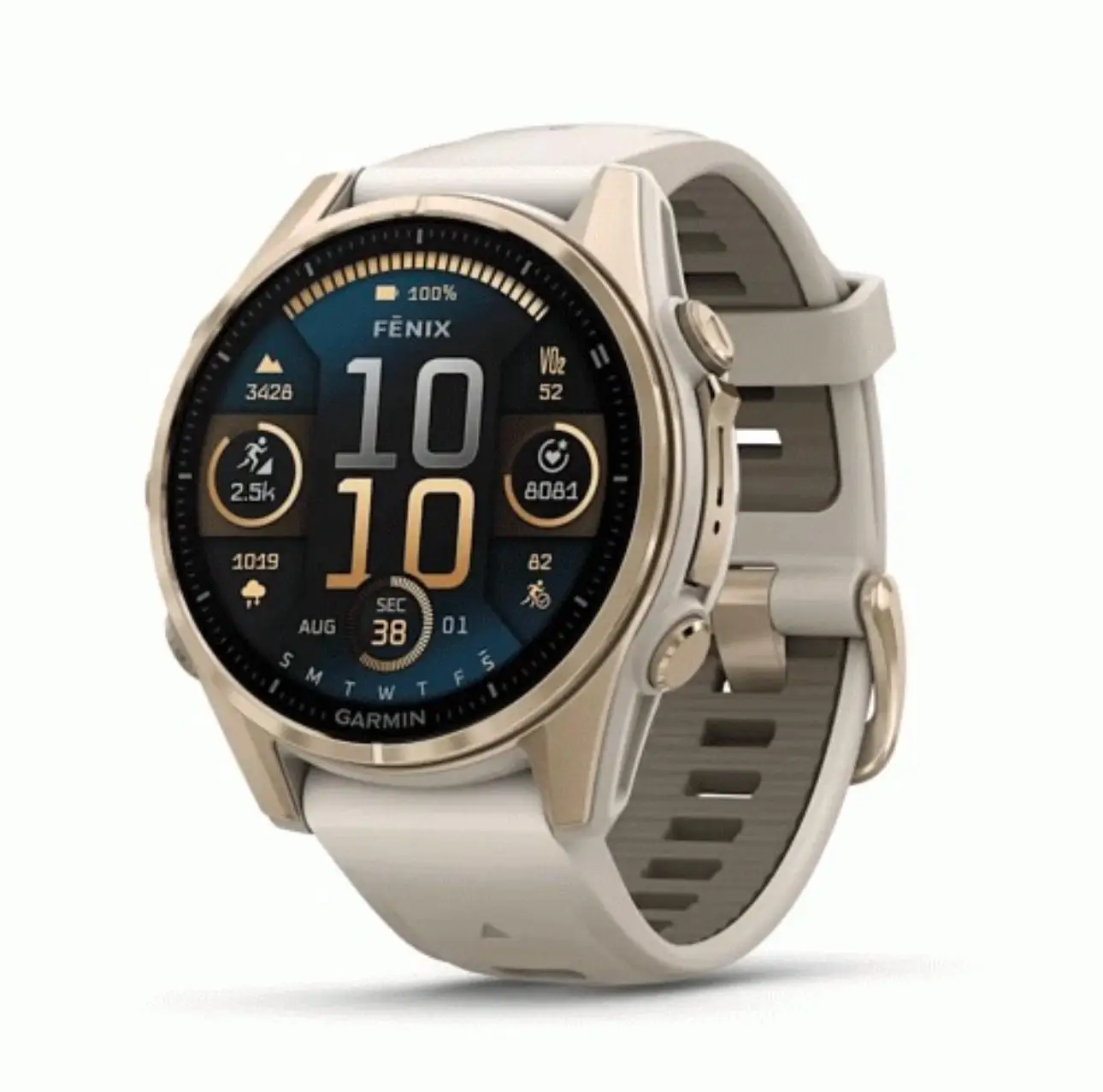 Новые умные часы Garmin-Fenix 8 Sapphire Solar, мультиспортивные GPS-смарт-часы - 51 мм (art.: 3920cc0210608) - 3920cc0210608