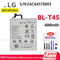 100 original 4000mah bl t45 bl t45 battery for lg sneac64578803 phone batteries with toolstracking number