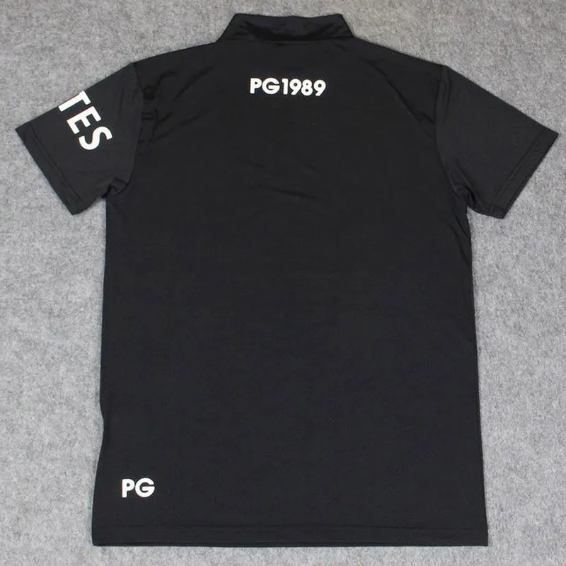 Men's Polo Shirt Quick Dry Performance Short Sleeve Fashion Jersey Golf Shirt Breathable Fabric