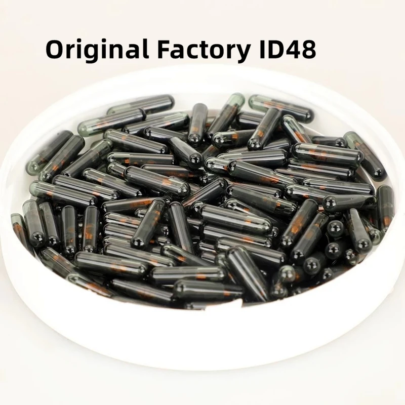 

Original Factory ID48 Transponder Chip Car Key Blank OEM Auto Glass ID 48 Can Megamos Unlock Chips 10-50pcs /lot