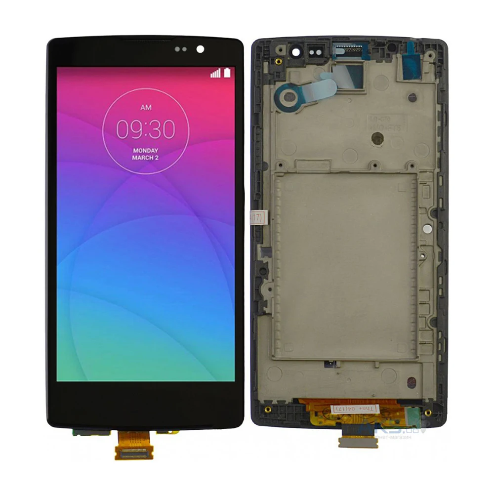 Дисплей для LG Spirit (H422) в сборе с тачскрином и рамкой черный | Мобильные телефоны