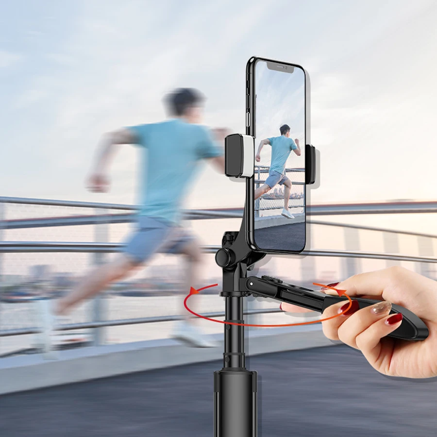 

Handheld Gimbal Stabilizer Bluetooth Shutter Aluminum Selfie Stick Tripod For Smartphone Action camera Video Record Vlog Live