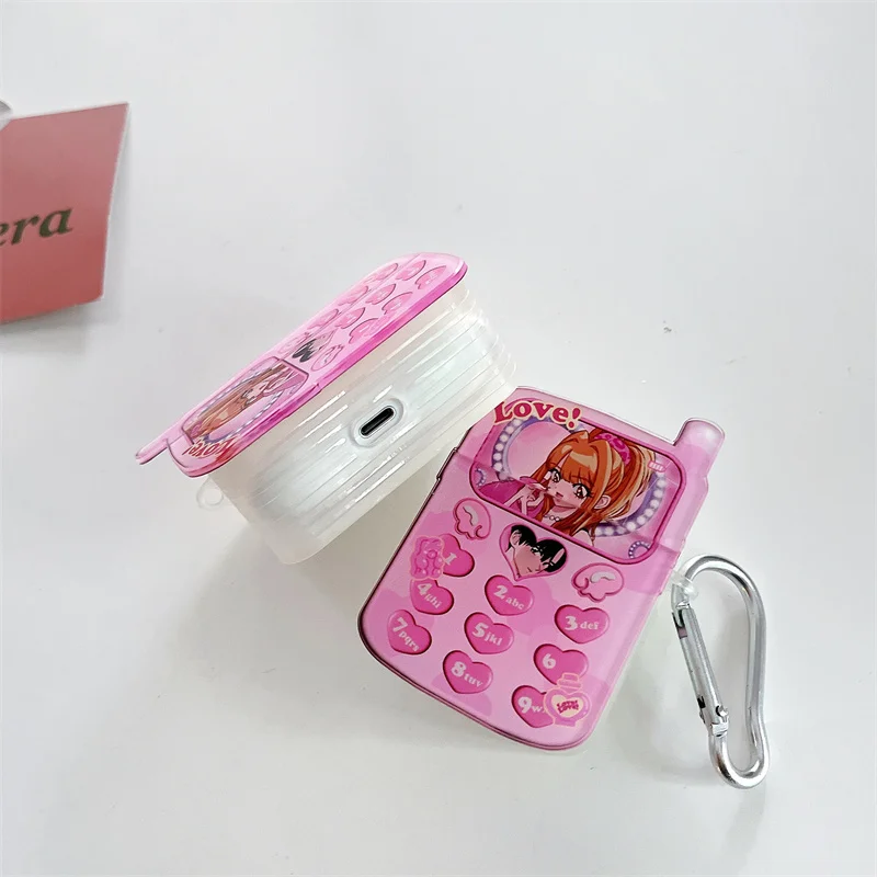 Новый чехол для наушников New INS Cute Beautiful Girl 3D Phone Style Earphone Case для Airpods 1 2 Pro Shockproof Headphone Soft Cover 3 on.