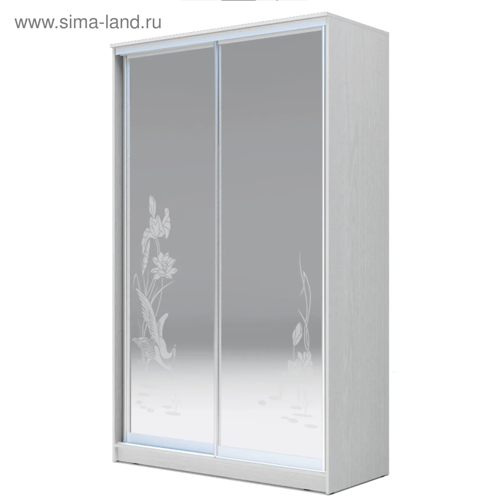 Шкаф-купе Хит-23-12-66 Белый цапли