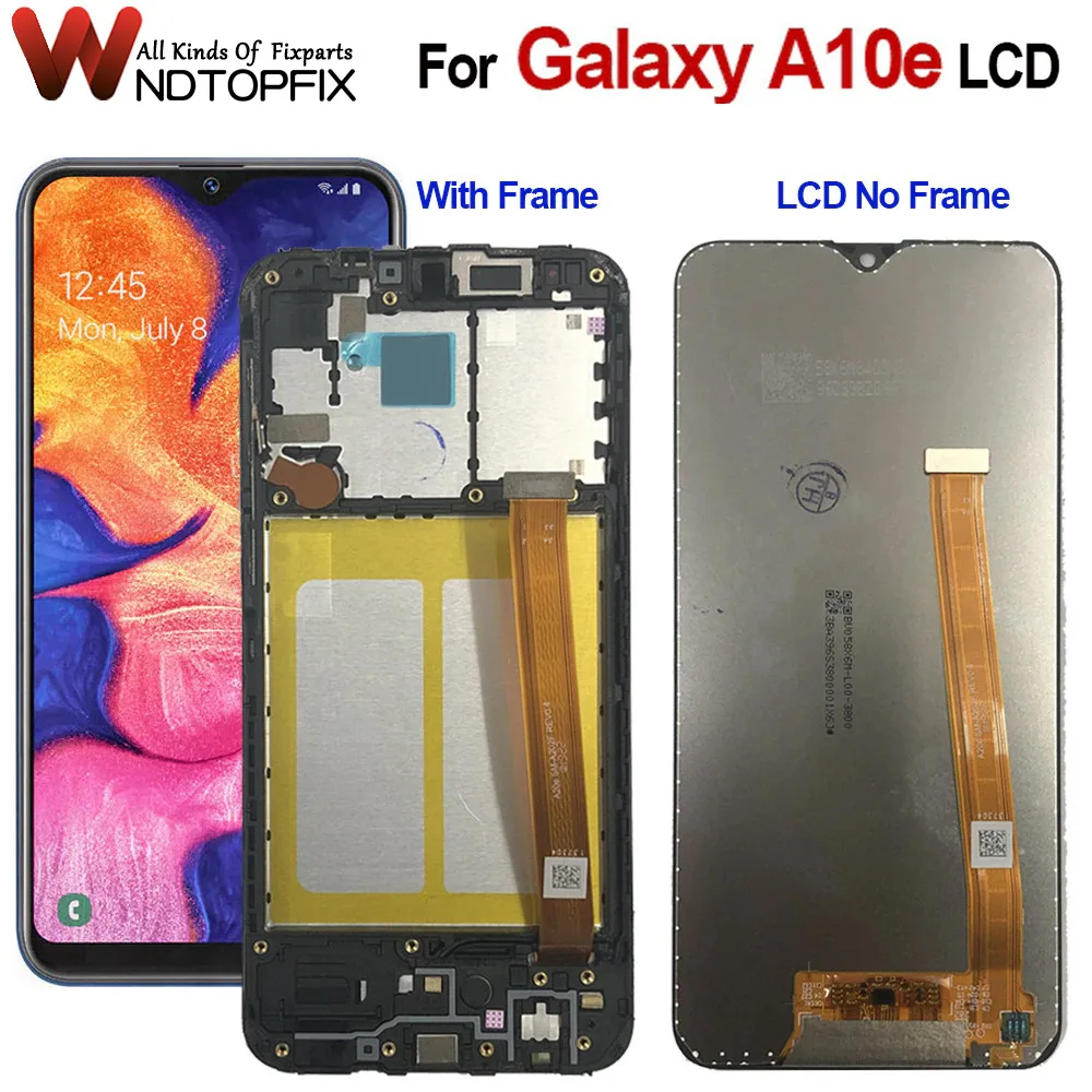 

Новинка для Samsung Galaxy A10E A102 фотография/DL SM-A102U SM-A102F ЖК-дисплей сенсорный экран дигитайзер в сборе с рамкой