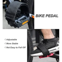 1pcs bicycle pedal straps toe clip foot strap belt adhesive bicycle pedals fixed gear road bike parts mtb accessories