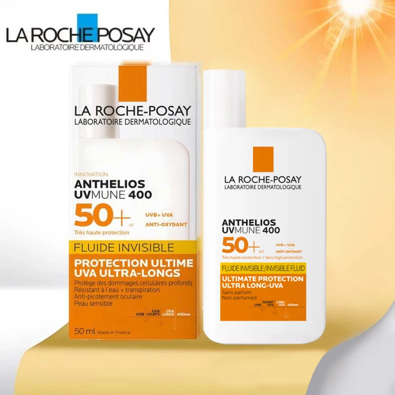 

Солнцезащитный La Roche Posay Anthelios UVMune, 400 Невидимый жидкий SPF 50 +, солнцезащитный крем для лица, Женский солнцезащитный уход за телом