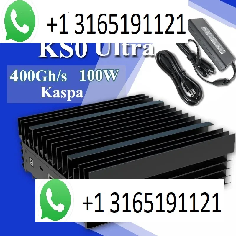А. ЛЕТНЯЯ ПРЕДЛОЖЕНИЕ!!! КУПИТЬ 5 ПОЛУЧИ 3 БЕСПЛАТНО Iceriver New KS0 Ultra 400Gh/S 100W Хешрейт KASPA