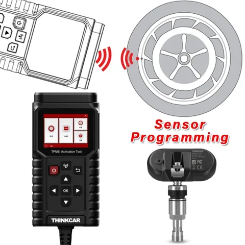 V1.35 ThinkCar TP T90 Pro Инструмент для активации TPMS Инструмент для датчика давления в шинах OBD2 Автомобильный диагностический программатор кодов неисправностей PK Thinkcar G2