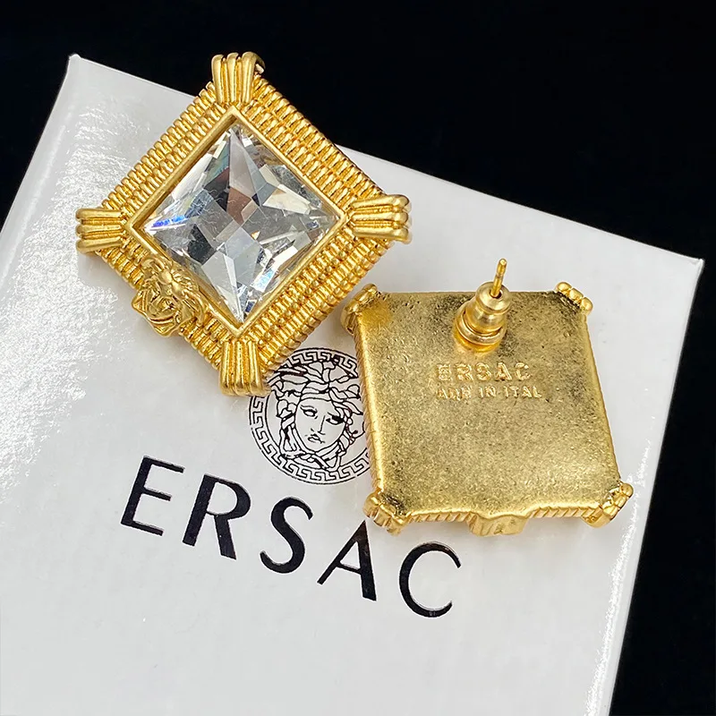 В Стиле Копии 1:1 Versace Mytheresa Head Stereoscopic Ripple Для Женских Универсальных Геометрических