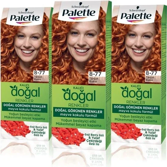 S Hair Color In Palette 8-77 Cinnamon Copper X 3 Pieces