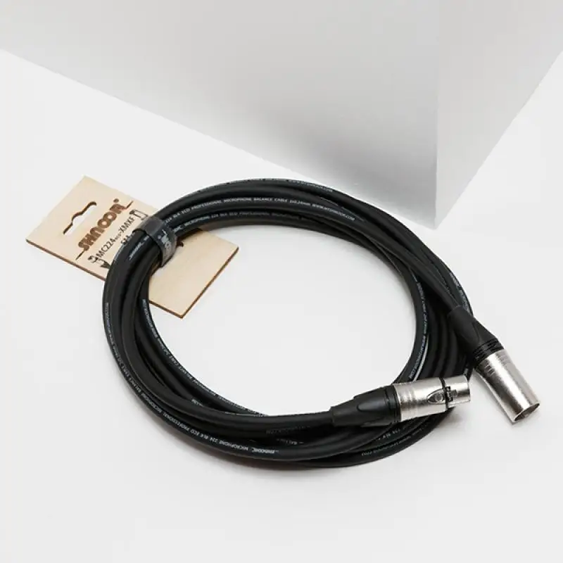 MC224eco-XMXF-1m Кабель микрофонный XLR 1м SHNOOR