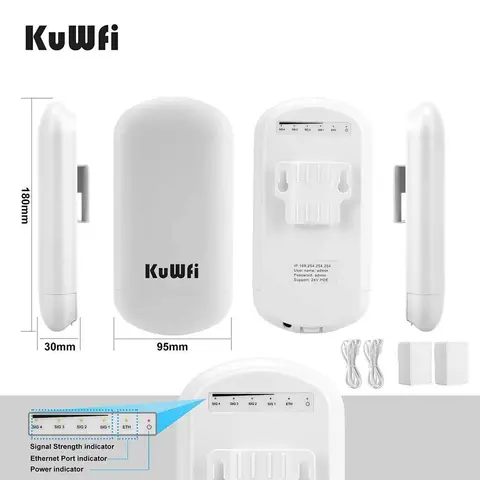 KuWFi беспроводной мост 5.8G 450 Мбит/с