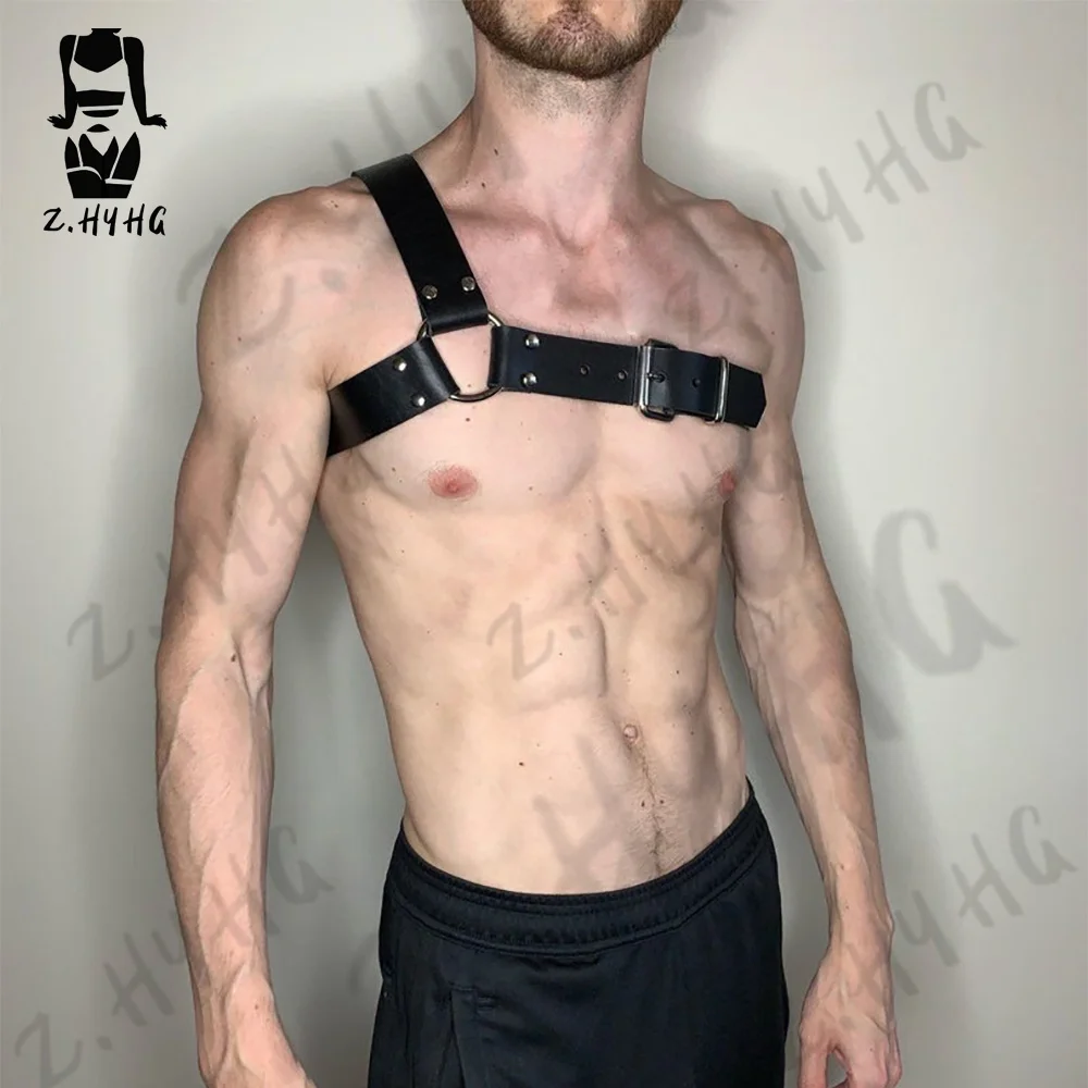 

Sexy Harness For Men Leather Lingerie Body Straps Belt Fetish Erotic Chest Bondage Gay Cage Rave Clothing Bdsm Garter Sword Belt