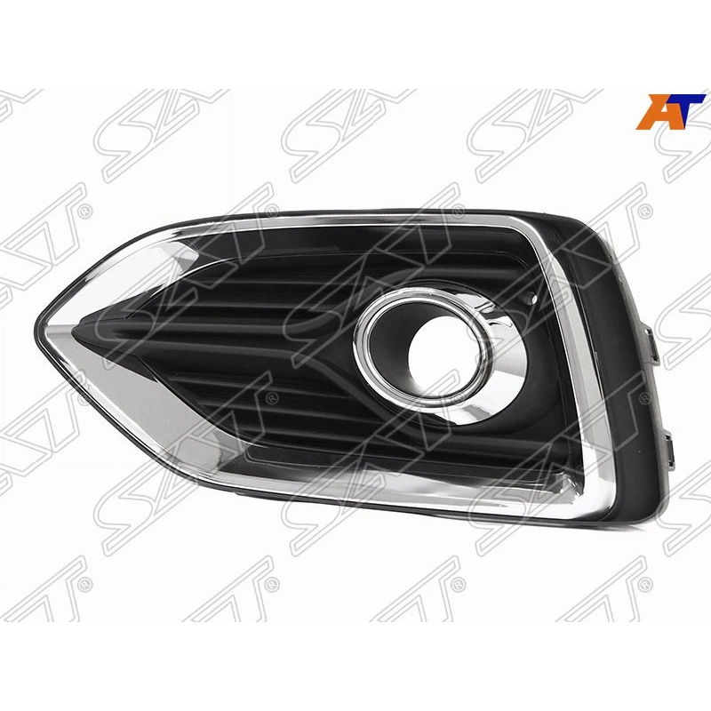 Накладка противотуманной фары левая для Hyundai Solaris 2 (Хендай Солярис) 2017-2020 SAT