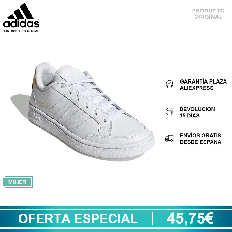 Женские кроссовки для бега Adidas Grand Court SE, женские кроссовки,  кружевная застежка, текстильная подкладка, удобная стелька Cloudfoam-Новинка  и оригинал - купить по выгодной цене | AliExpress