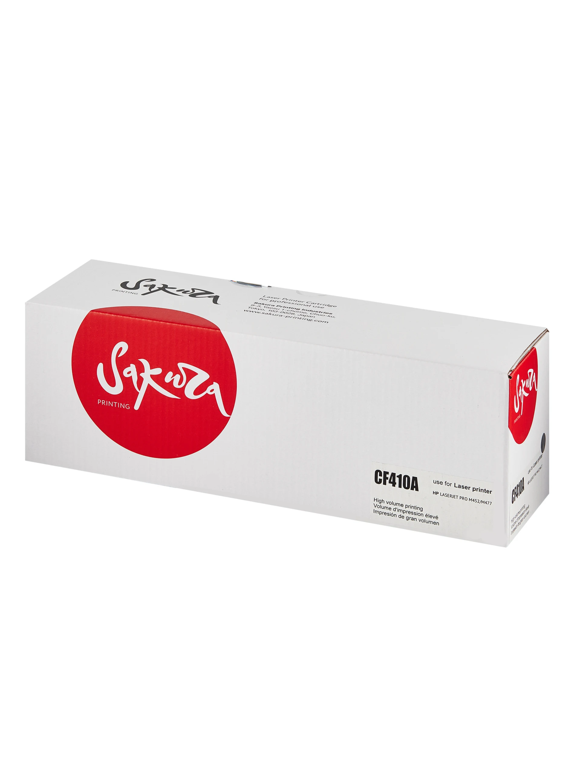 Катридж Sakura CF410A 410A для HP LJ M452nw/LJ M452dn/LJ M477fnw/LJ M477fdw/LJ M477fdn/LJ m377dw черный 2300 к. |