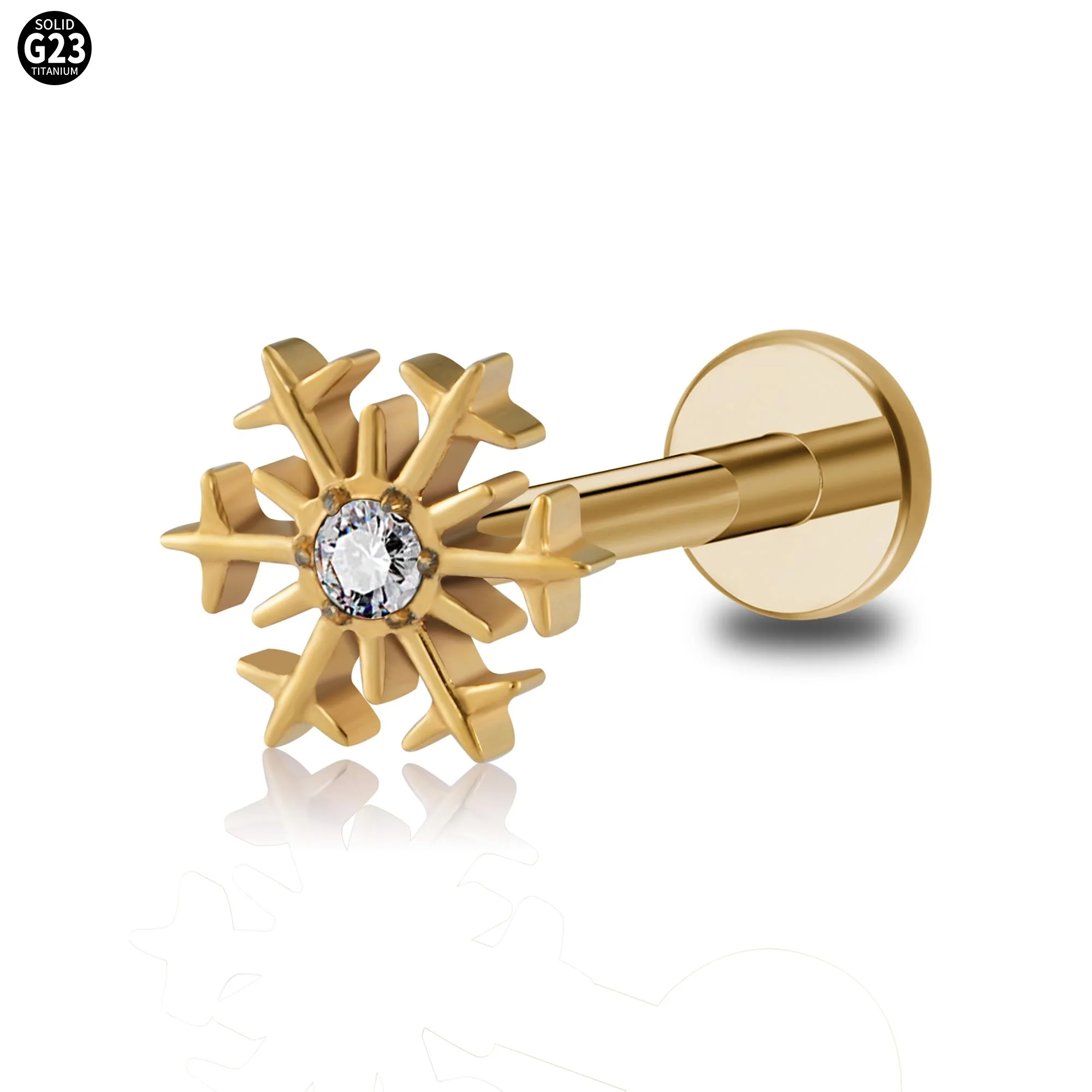 Kenbao 10 шт. имплантат класса ASTM F136 титановый Снежинка раковина шпилька спинковая