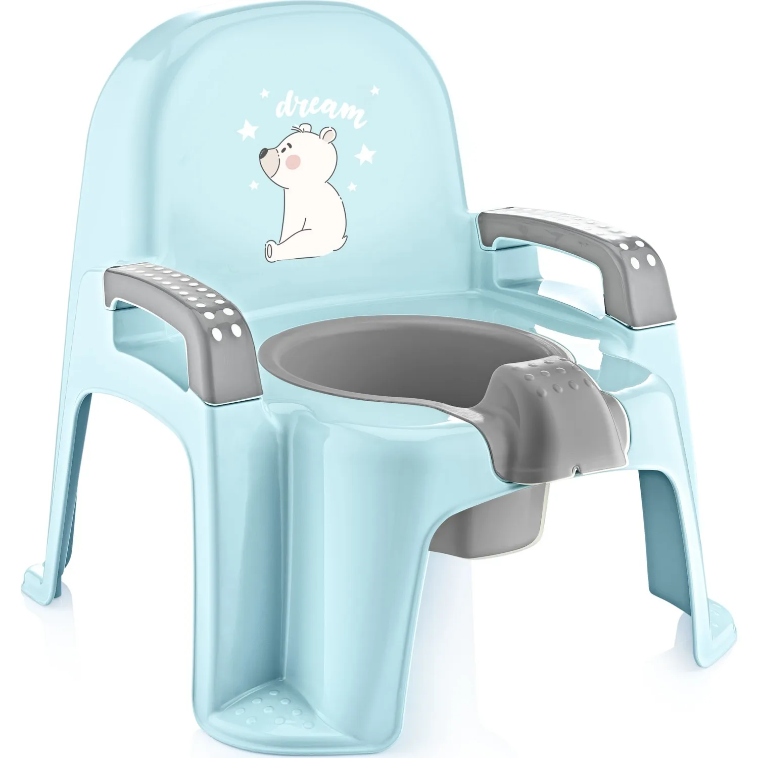 Mischievous Potty Blue Potty Blue-pink-white Baby Potty Potty Training Toilet Training Toys durable plastic with removable inter