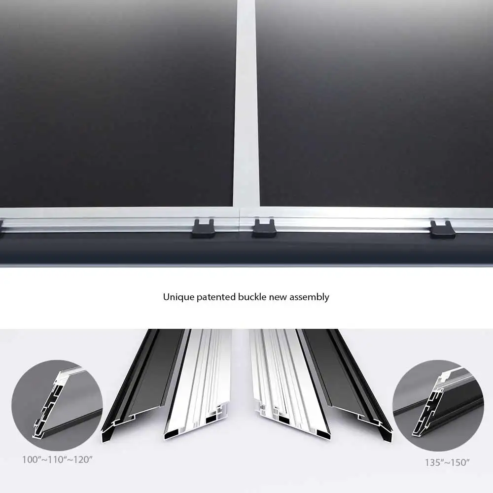 Новый 135 дюймовый экран проектора ALR 16:9 с фиксированной рамкой защита от