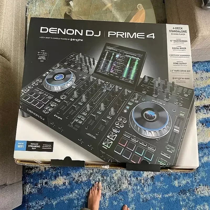 

Бесплатная доставка, 4-канальный автономный DJ-контроллер Denon DJ Prime4