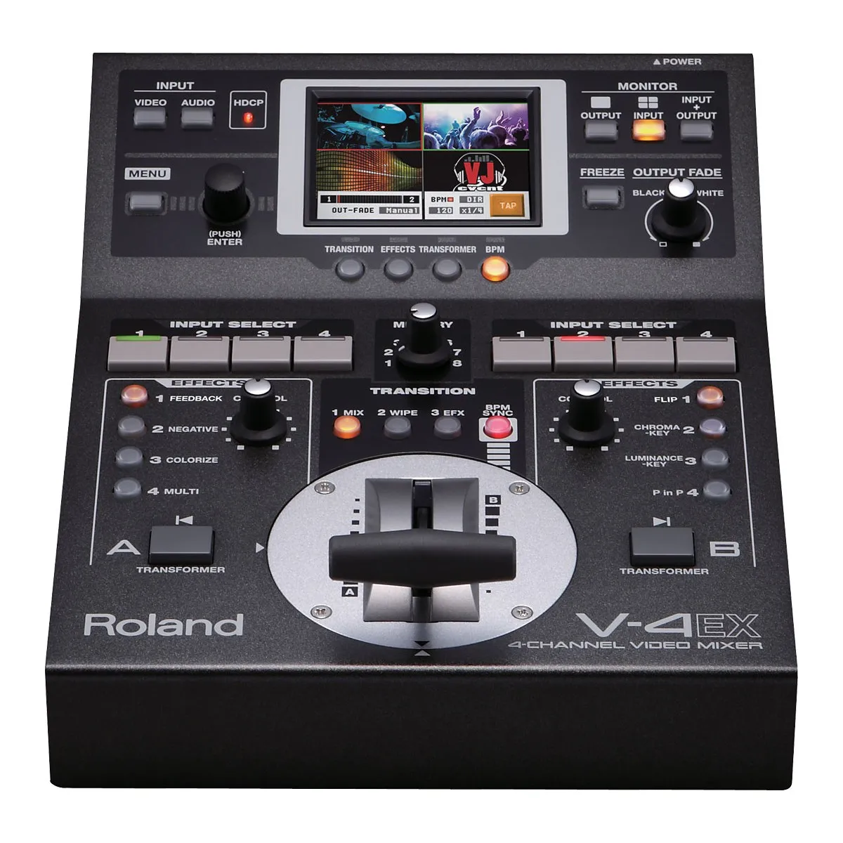 

ORIGINAL NEW V-4EX Four Channel Digital Video Mixer With Effects.