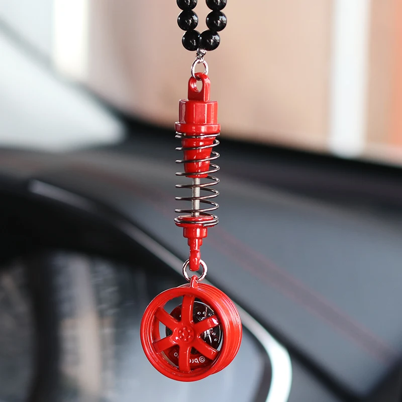 Автомобильный подвесной орнамент амортизатор колесо в форме зеркала заднего