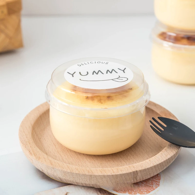 

50 Pack Plastic Cups Dessert Cups Ice Cream Cups Disposable Cups Pudding Cups Parfait Cups with Lids Clear Plastic Cups