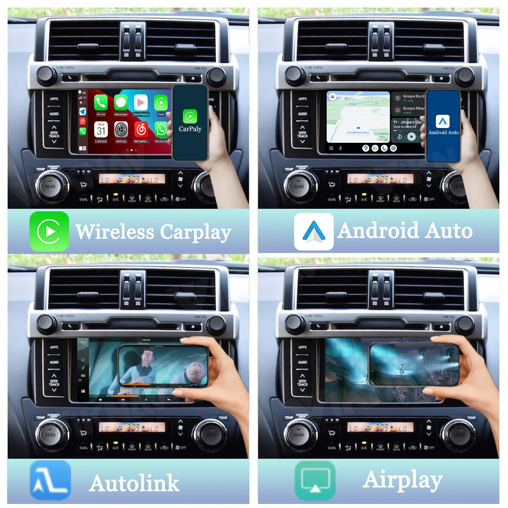 Система Viknav Linux для Toyota Prado Pioneer 2014-2017 новейший интерфейс декодера мультимедийный