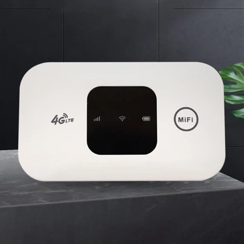 Мобильная точка доступа 150 Мбит/с 2100 мАч 4G Карманный WiFi-маршрутизатор Беспроводной модем со слотом для SIM-карты 4G Беспроводной маршрутизатор с широким охватом
