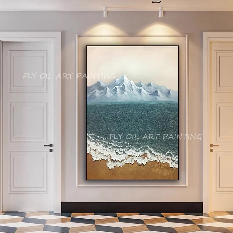 Картина маслом на холсте без рамки большой размер 100% |