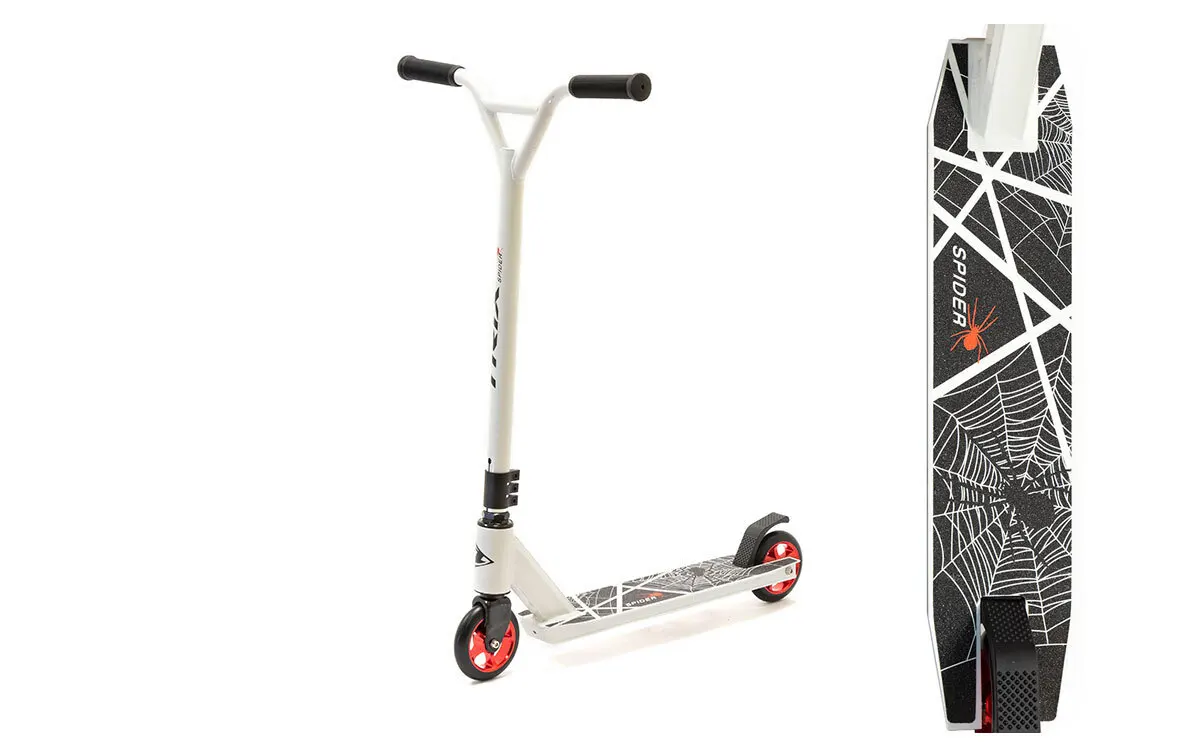 Самокат трюковый TRIX SPIDER Колеса: 110мм белый |