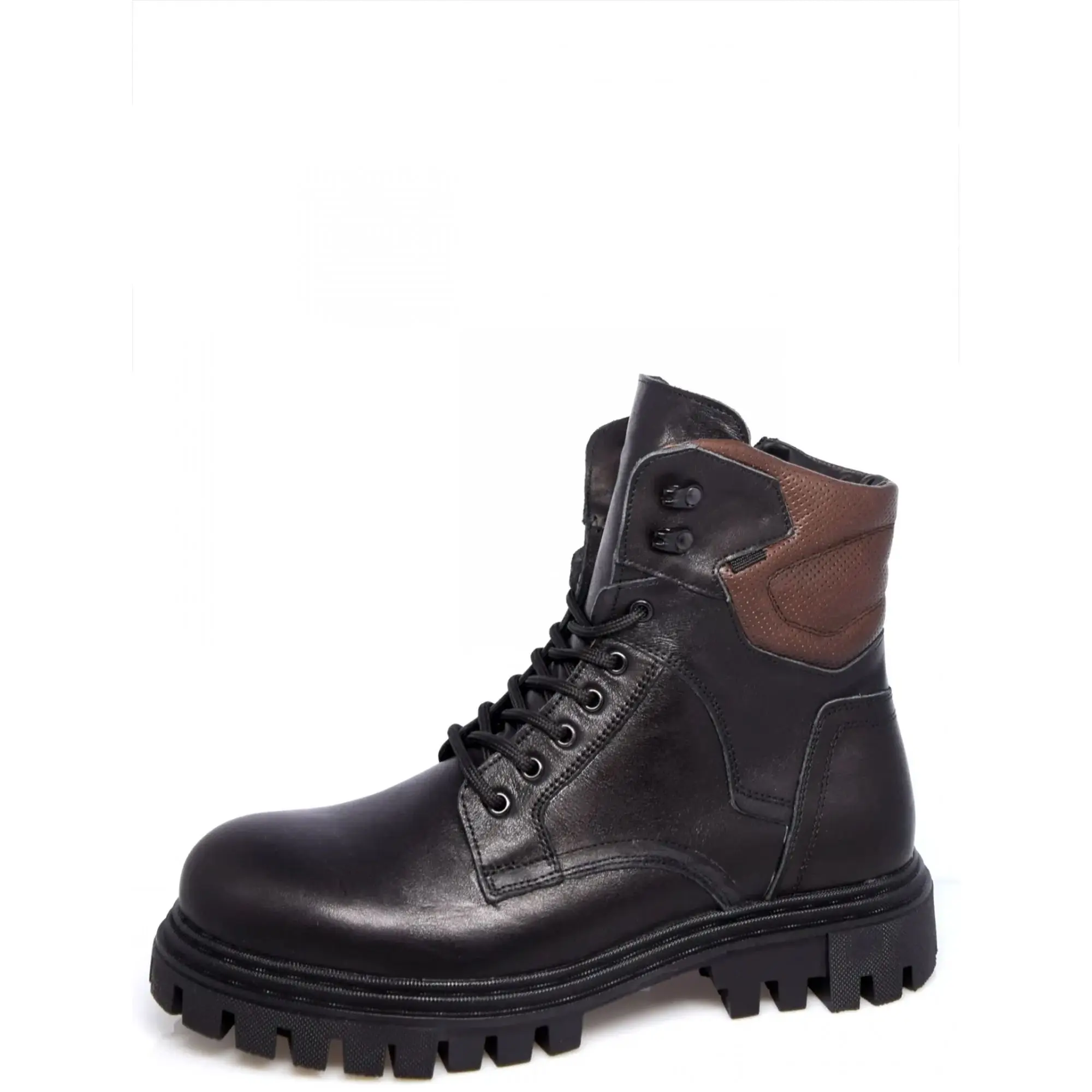 Respect VS22-159059DV мужские ботинки черный натуральная кожа зима, Размер45