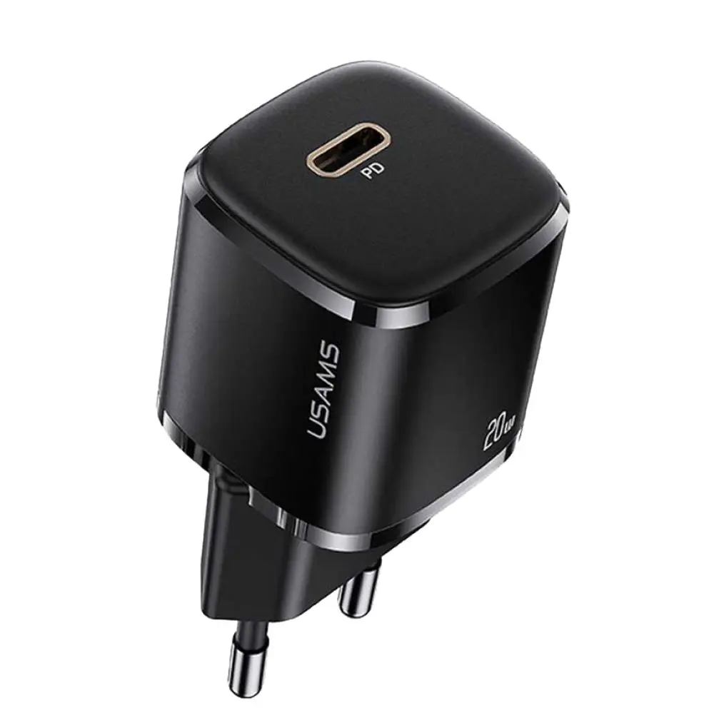 Сетевой адаптер USAMS US-CC124 T36 20W Чёрный CC124TC01