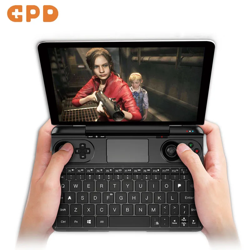 Игровая консоль GPD WIN Max на базе Windows 10, портативный игровой ноутбук с сенсорным экраном 8 дюймов IPS, двухъядерным процессором Wi-Fi, 16 ГБ ОЗУ, 1 ТБ SSD