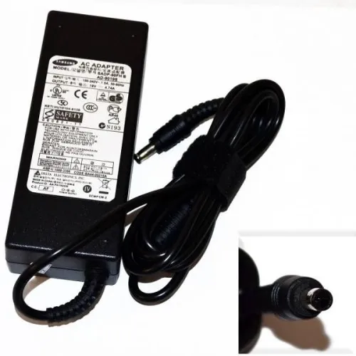 ЗУ для ноутбуков совместим с Samsung 19V/4,74A (разъем 5,5*3,0 с иглой) (90W) без сетевого кабеля