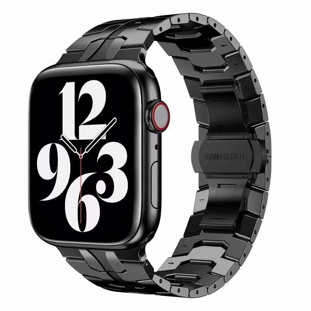 Stainless Steel metal strap For Apple iwatch Ultra 8 7 SE 6 5 for Iron Man Apple Watch bracelet 49mm 44mm 41mm 45mm 40mm 38 42mm