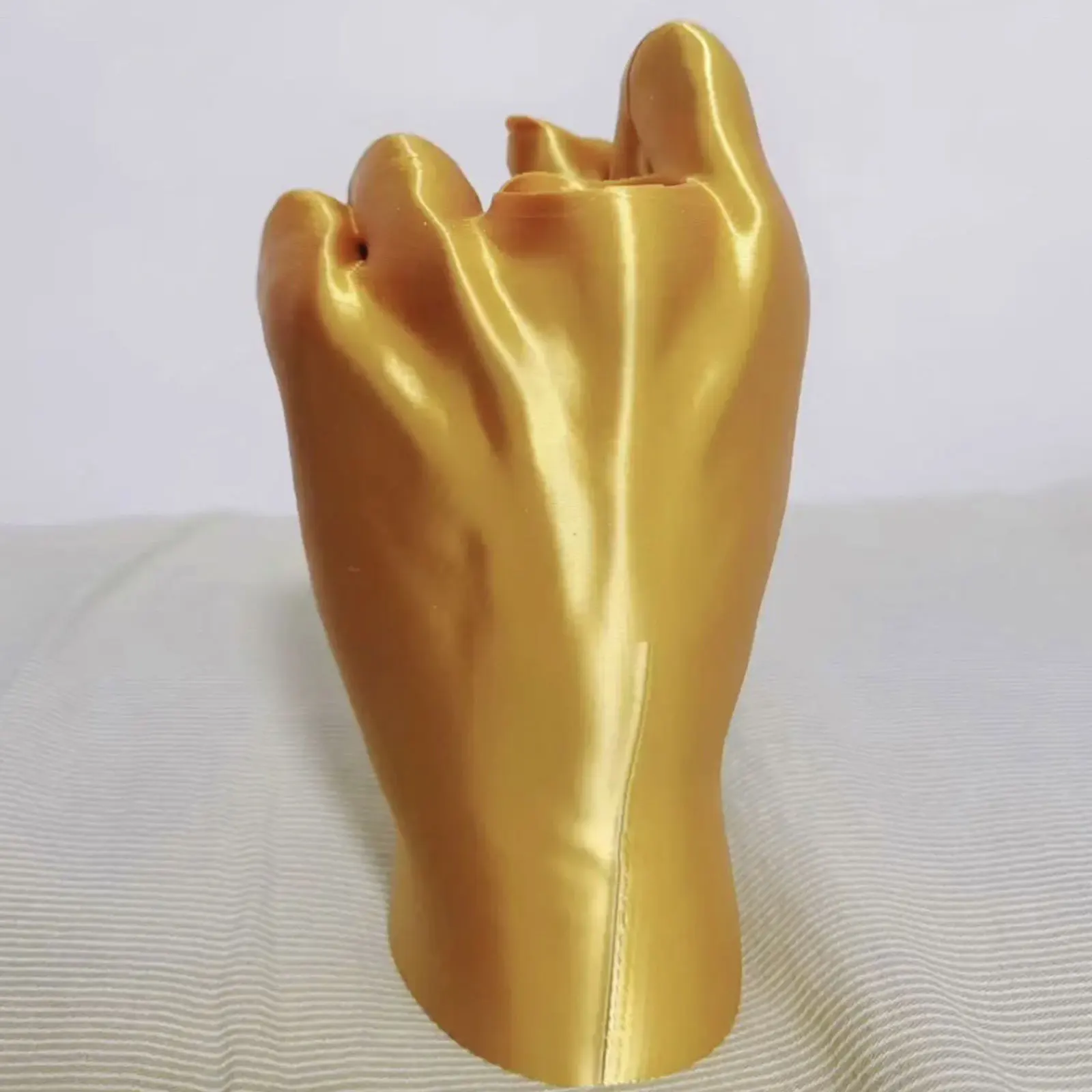 Золотая шаловливая пальчиковая игрушка с 3D-принтом