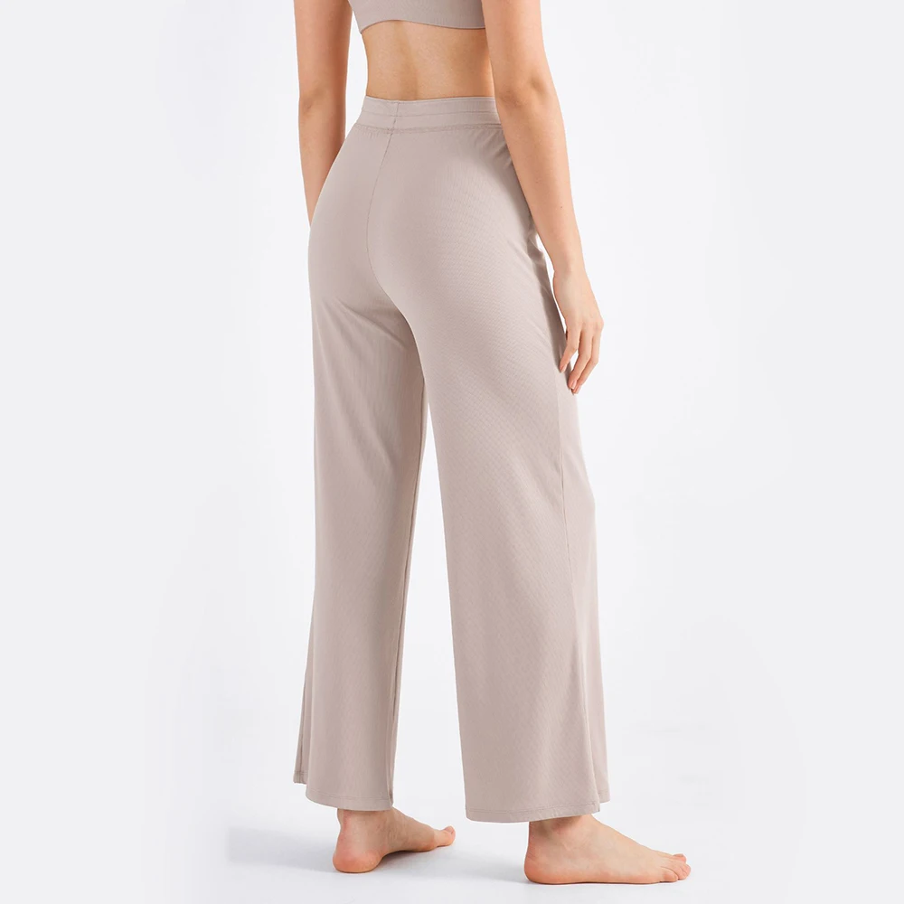 Women Wide Leg Trousers Yoga Wear Flare Bottoms Loose Sports Pants Sunscreen Leggings Pilates Workout Sports Casual Pants