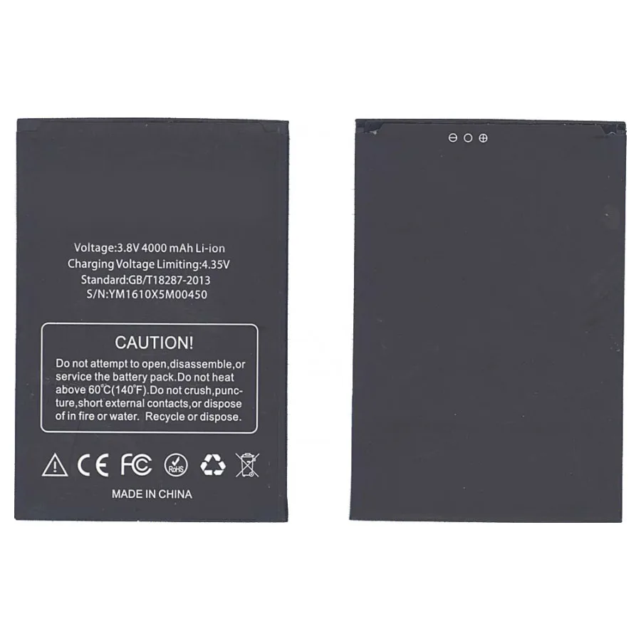 Rechargeable battery bat16484000 for Doogee X5 Max Pro | Mobile Phone Batteries