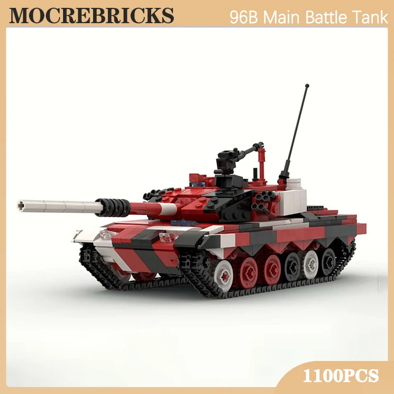 

Современное военное боевое оружие автомобиль 96B основной боевой танк MOC строительные блоки сборные модели Кирпичи игрушки для детей Подарк...