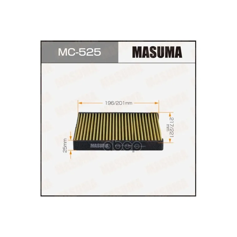 

Фильтр салона Mazda Demio (DY) 98-07 Masuma 13975 D37561P11B;F501;7110234SX;STGJ6A61P11A;LAC402;V32310001;RCF8827W;F509;STGJ6...