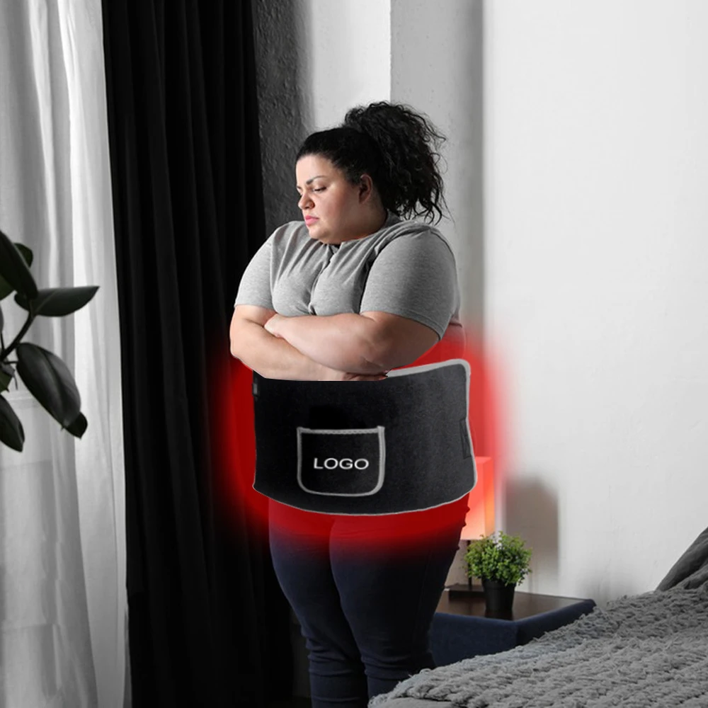 

Therapy Waist Belt Laser Lipo 850Nm 660Nm LED Wearable Deep Penetrate Sore Back Wrap Led Pain Relief Red Infrared Light Therapy