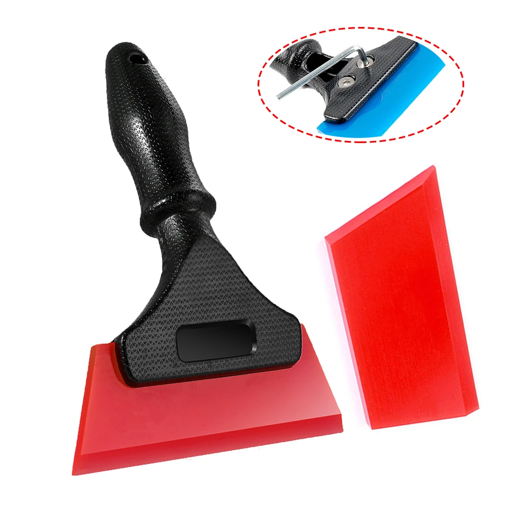 

TOFAR Car PPF Protect Film Installation Window Tint Tool Handle Squeegee Water Wiper Ox Tendon Scraper Glass Wash Clean Tool