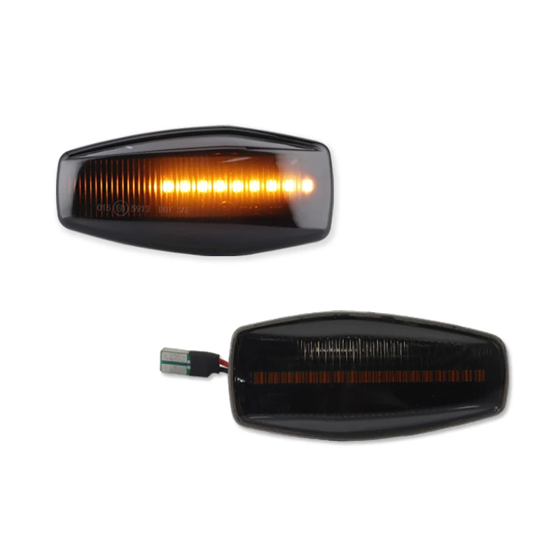 

2 Шт. Динамический Мигающий Янтарный Светодиодный Боковой Габаритный Фонарь Для Hyundai Tucson Terracan Coupe Trajet Matrix E...