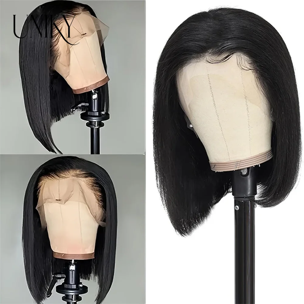 Бразильский парик 13*4 HD со шнуровкой спереди искусственные волосы Remy 4*4