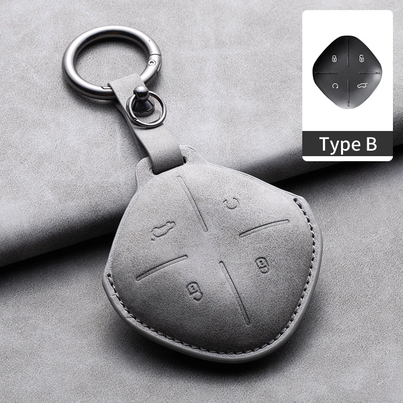 Кожаный Автомобильный брелок для ключей, оболочка для Chery Jetour DASHING чехол Plus DTC 2022 2023 X70 PLUS Coupe X90 PLUS X70S X95
