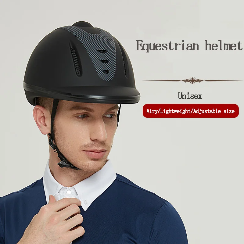 Breathable Safety Equestrian Helmet Riding Helmet For Children Adults Environmental EPS Breathable Lightweight Ventilated