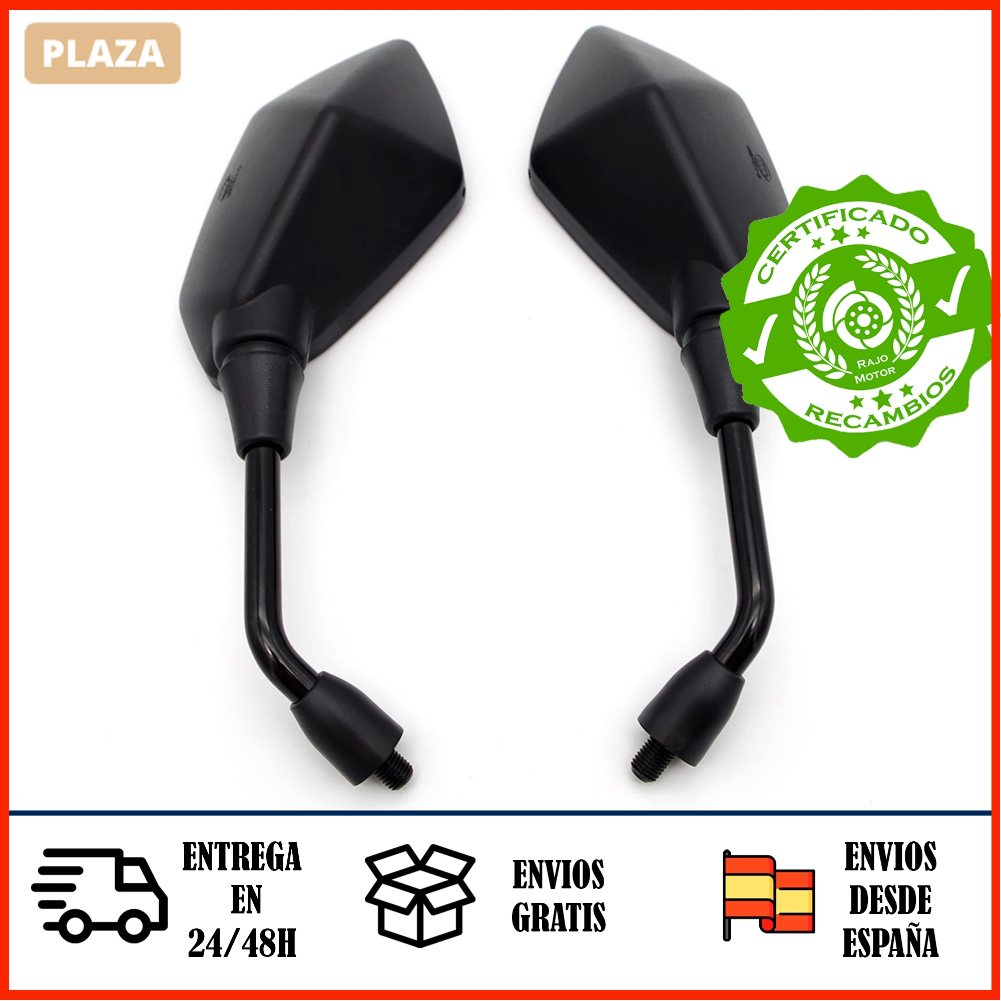 ✅Зеркало заднего вида 10 мм бирая модель Kawasaki Z300 Z750 Z800 Z900 Z1000 er6n 2003 2004 2005 2006 2007 2008 2009